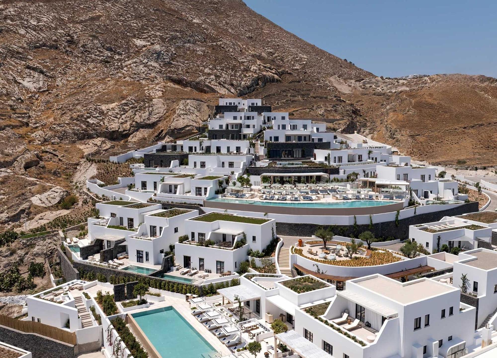 Sandblu Resort Kamári Dış mekan fotoğraf