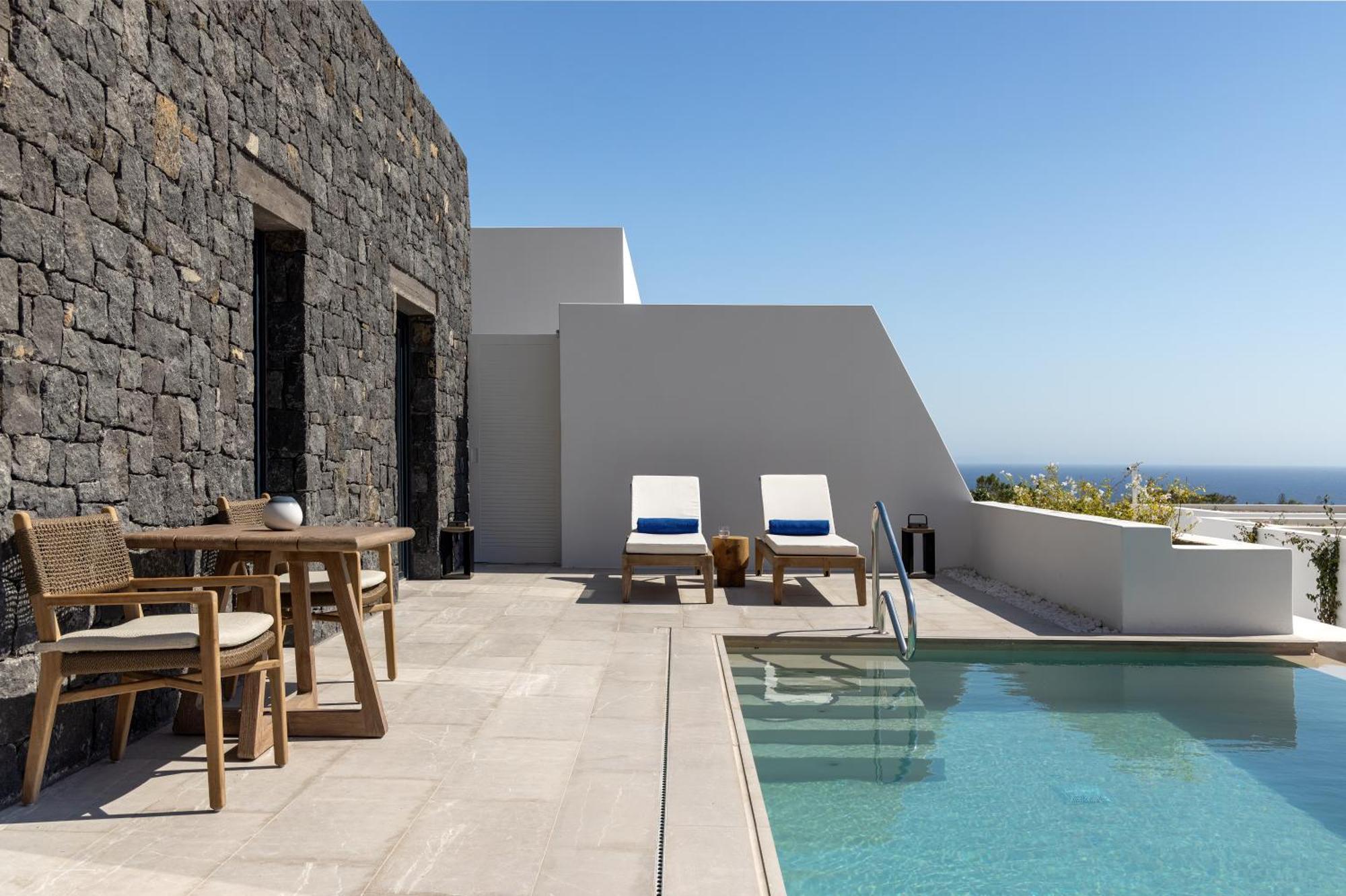 Sandblu Resort Kamári Dış mekan fotoğraf